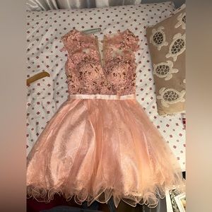 Baby Pink Mini  Party Dress ! OccasionDress